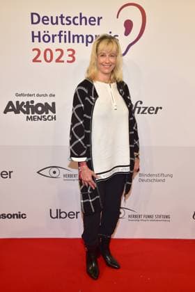 21. Deutscher HörfilmPreis 2023 Debora Weigert Ankunft, zum 21. Deutscher HörfilmPreis 2023 in Berlin am 18.06.2023