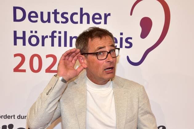 21. Deutscher HörfilmPreis 2023 Jan Sosniok Ankunft, zum 21. Deutscher HörfilmPreis 2023 in Berlin am 18.06.2023
