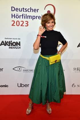 21. Deutscher HörfilmPreis 2023 Ulrike Kriener, Laudatorin Ankunft, zum 21. Deutscher HörfilmPreis 2023 in Berlin am 18.06.2023