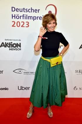 21. Deutscher HörfilmPreis 2023 Ulrike Kriener, Laudatorin Ankunft, zum 21. Deutscher HörfilmPreis 2023 in Berlin am 18.06.2023