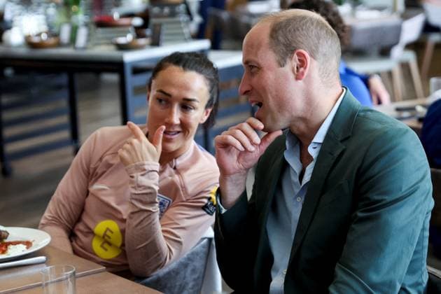 Britain s Prince William visits England Women s football team in Burton upon Trent Britain s Prince William, the Prince of Wales and President of The Football Association, talks with football player Lucy Bronze as he visits England Women s team to wish them luck ahead of the 2023 FIFA Women s World Cup, at the national football centre at St. George s Park in Burton upon Trent, Britain June 20, 2023., Credit:PHIL NOBLE Avalon UNITED KINGDOM, BURTON UPON TRENT  Copyright: xPHILxNOBLEx xAvalonx 0784436251