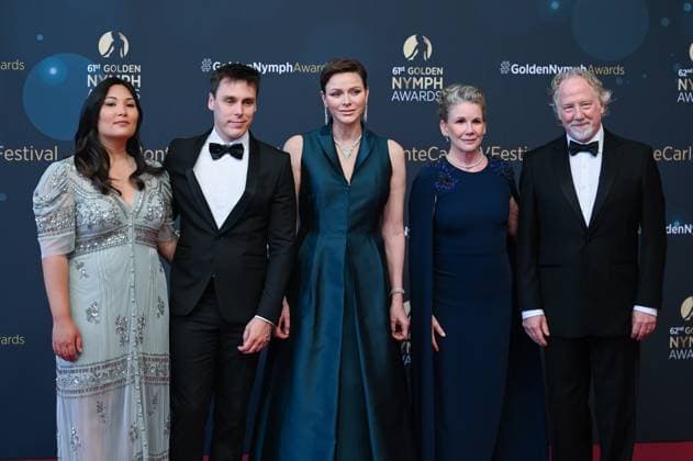 62eme Festival de television de Monte Carlo 2023 - Ceremonie de cloture - Marie Ducruet, Louis Ducruet, Princesse Charlene de Monaco, Melissa Gilbert , Timothy Busfield 293707 2023-06-20  Copyright: xLionelxGuericolas MPPx STAR_293707_307