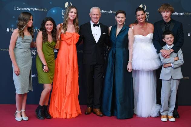 62eme Festival de television de Monte Carlo 2023 - Ceremonie de cloture - Princesse Charlene de Monaco , Neal Mcdonough et sa famille 293707 2023-06-20  Copyright: xLionelxGuericolas MPPx STAR_293707_328