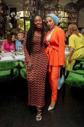 Bekanntgabe der Nominierten - Deutscher Schauspielpreis 2023 Tua El-Fawwal und Karmela Shako Deutscher Schauspielpreis 2023 - Bekanntgabe der Nominierten am 20.06.2023 im Grace Restaurant des Hotel Zoo in Berlin. Copyright: xEventpressxKochanx