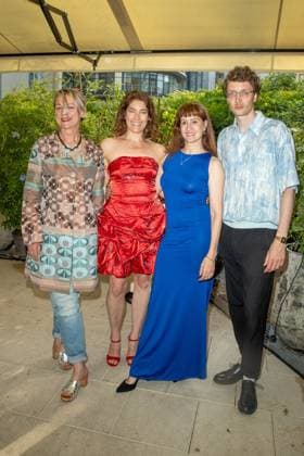 Bekanntgabe der Nominierten - Deutscher Schauspielpreis 2023 Harriet Kracht, Hanna Jürgens, Elisabeth Degen und Julius Feldmeier Deutscher Schauspielpreis 2023 - Bekanntgabe der Nominierten am 20.06.2023 im Grace Restaurant des Hotel Zoo in Berlin. Copyright: xEventpressxKochanx