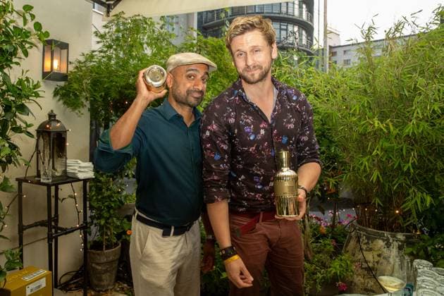 Bekanntgabe der Nominierten - Deutscher Schauspielpreis 2023 Murali Perumal und Steven Windolf Deutscher Schauspielpreis 2023 - Bekanntgabe der Nominierten am 20.06.2023 im Grace Restaurant des Hotel Zoo in Berlin. Copyright: xEventpressxKochanx