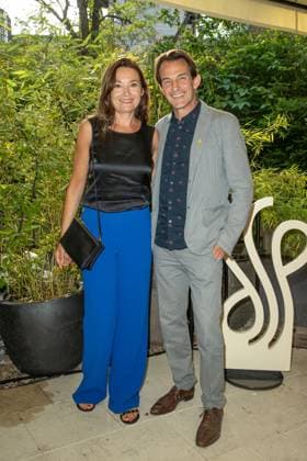 Bekanntgabe der Nominierten - Deutscher Schauspielpreis 2023 Hans-Werner Meyer mit Ehefrau Jacqueline Macaulay Deutscher Schauspielpreis 2023 - Bekanntgabe der Nominierten am 20.06.2023 im Grace Restaurant des Hotel Zoo in Berlin. Copyright: xEventpressxKochanx