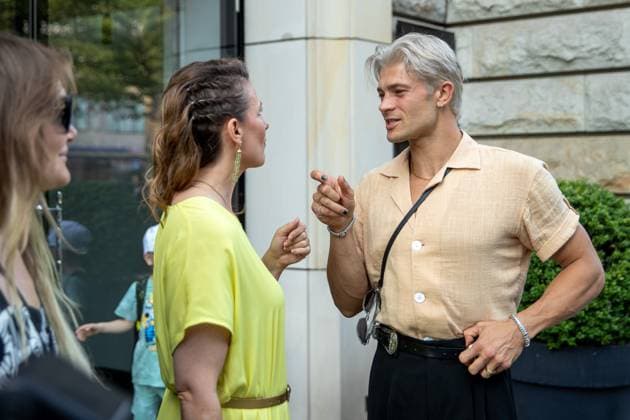 Bekanntgabe der Nominierten - Deutscher Schauspielpreis 2023 Nadine Heidenreich und Eugen Bauder Deutscher Schauspielpreis 2023 - Bekanntgabe der Nominierten am 20.06.2023 im Grace Restaurant des Hotel Zoo in Berlin. Copyright: xEventpressxKochanx