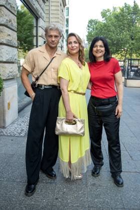 Bekanntgabe der Nominierten - Deutscher Schauspielpreis 2023 Eugen Bauder, Nadine Heidenreich und Jasmin Tabatabai Deutscher Schauspielpreis 2023 - Bekanntgabe der Nominierten am 20.06.2023 im Grace Restaurant des Hotel Zoo in Berlin. Copyright: xEventpressxKochanx