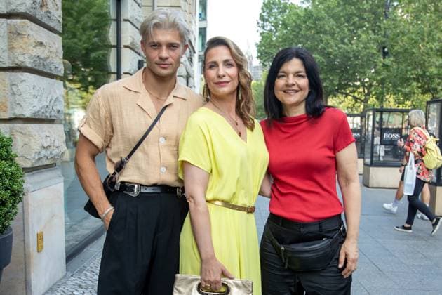 Bekanntgabe der Nominierten - Deutscher Schauspielpreis 2023 Eugen Bauder, Nadine Heidenreich und Jasmin Tabatabai Deutscher Schauspielpreis 2023 - Bekanntgabe der Nominierten am 20.06.2023 im Grace Restaurant des Hotel Zoo in Berlin. Copyright: xEventpressxKochanx