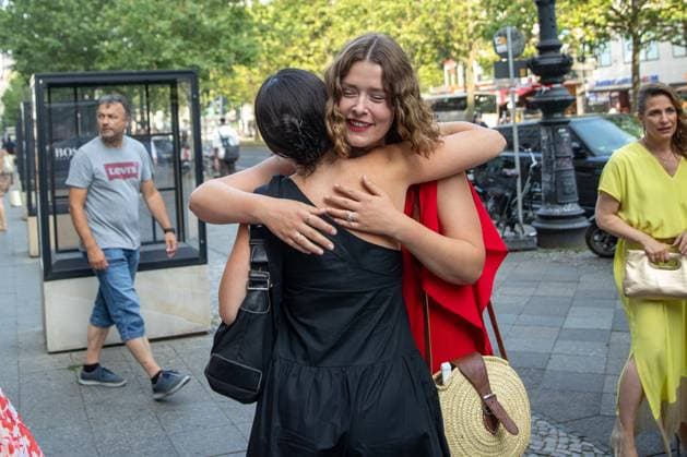 Bekanntgabe der Nominierten - Deutscher Schauspielpreis 2023 Tijan Marei und Laura Luisa Garde Deutscher Schauspielpreis 2023 - Bekanntgabe der Nominierten am 20.06.2023 im Grace Restaurant des Hotel Zoo in Berlin. Copyright: xEventpressxKochanx