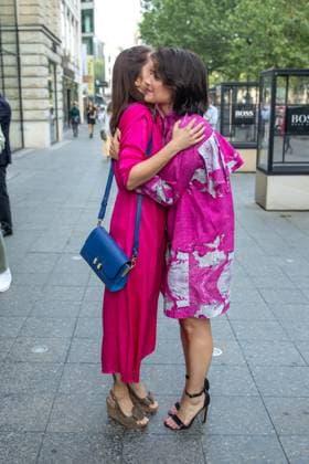 Bekanntgabe der Nominierten - Deutscher Schauspielpreis 2023 Sarah Alles und Yara Hoffmann Deutscher Schauspielpreis 2023 - Bekanntgabe der Nominierten am 20.06.2023 im Grace Restaurant des Hotel Zoo in Berlin. Copyright: xEventpressxKochanx