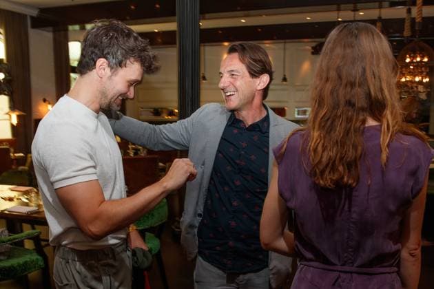 Bekanntgabe der Nominierten - Deutscher Schauspielpreis 2023 Aleksandar Radenkovic und Hans-Werner Meyer Deutscher Schauspielpreis 2023 - Bekanntgabe der Nominierten am 20.06.2023 im Grace Restaurant des Hotel Zoo in Berlin. Copyright: xEventpressxKochanx