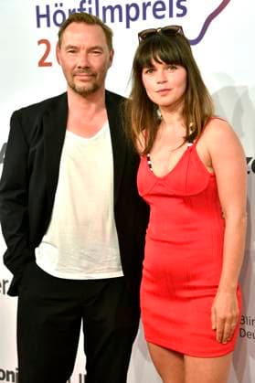Thomas Arnold und Lore Richter bei der Verleihung des 21. Deutschen Hörfilmpreises 2023 in der Hauptstadtrepräsentanz der Deutschen Telekom. Berlin, 20.06.2023