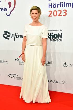 Brigitte Zeh bei der Verleihung des 21. Deutschen Hörfilmpreises 2023 in der Hauptstadtrepräsentanz der Deutschen Telekom. Berlin, 20.06.2023