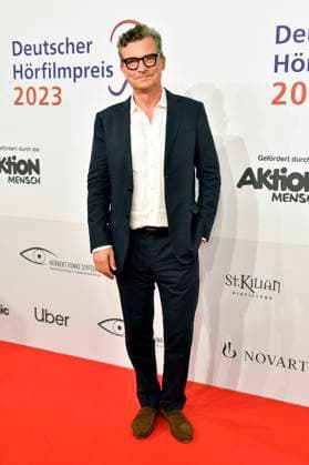 Malte Grunert bei der Verleihung des 21. Deutschen Hörfilmpreises 2023 in der Hauptstadtrepräsentanz der Deutschen Telekom. Berlin, 20.06.2023