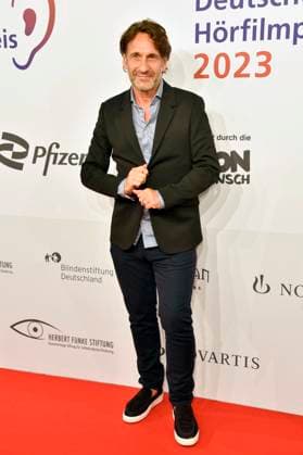 Falk-Willy Wild bei der Verleihung des 21. Deutschen Hörfilmpreises 2023 in der Hauptstadtrepräsentanz der Deutschen Telekom. Berlin, 20.06.2023