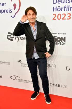 Falk-Willy Wild bei der Verleihung des 21. Deutschen Hörfilmpreises 2023 in der Hauptstadtrepräsentanz der Deutschen Telekom. Berlin, 20.06.2023