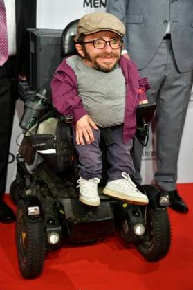 Raul Krauthausen bei der Verleihung des 21. Deutschen Hörfilmpreises 2023 in der Hauptstadtrepräsentanz der Deutschen Telekom. Berlin, 20.06.2023