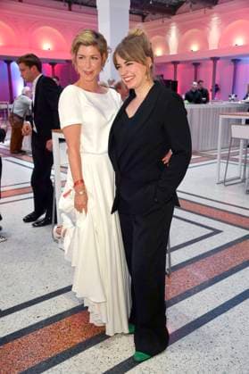 Brigitte Zeh und Merle Collet bei der Verleihung des 21. Deutschen Hörfilmpreises 2023 in der Hauptstadtrepräsentanz der Deutschen Telekom. Berlin, 20.06.2023
