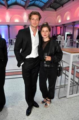 Damian Hardung und Rieke Seja bei der Verleihung des 21. Deutschen Hörfilmpreises 2023 in der Hauptstadtrepräsentanz der Deutschen Telekom. Berlin, 20.06.2023