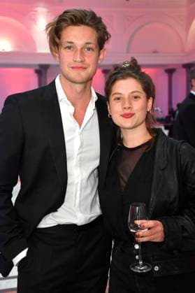 Damian Hardung und Rieke Seja bei der Verleihung des 21. Deutschen Hörfilmpreises 2023 in der Hauptstadtrepräsentanz der Deutschen Telekom. Berlin, 20.06.2023