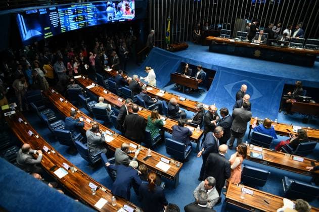 News Themen der Woche KW25 News Bilder des Tages BRASÍLIA, DF - 21.06.2023: SENADO APROVA ZANIN COMO MINISTRO DO STF - Photo, general view of the Senate floor. This Wednesday (21) the Federal Senate approves in plenary the nomination of Cristiano Zanin for a vacancy as minister of the STF. x2391131x  TonxMolina