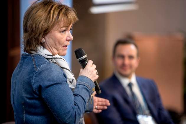 KARLSTAD 20170324 Moderaternas Beatrice Ask under seminariet Trygghet att lita pa vid partiets Sverigemöte i Karlstads kongresscenter. KARLSTAD SVERIGE x9200x *** KARLSTAD 20170324 The Moderate Partys Beatrice Ask during the seminar Trygghet att lita pa at the partys Sweden meeting in Karlstad Congress Center KARLSTAD SVERIGE x9200x  Copyright: xAdamxIhse TTx SVERIGEMÖTE (M) 2017