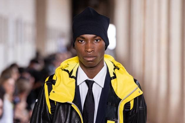 PFW Givenchy Runway A model walks the runway during the Givenchy Menswear Spring Summer 2024 show as part of Paris Fashion Week in Paris, France on June 22, 2023. Photo by Aurore Marechal ABACAPRESS.COM Paris France  Copyright: xMarechalxAurore ABACAx 857987_027 MarechalxAurore ABACAx 857987_027