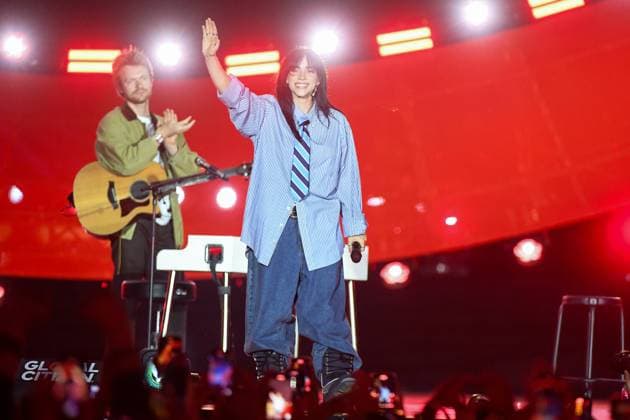 Billie Eilish, Finneas O Connell - Power Our Planet : Live in Paris, l organisation internationale Global Citizen revient au coeur de Paris avec de nouveaux artistes prÃªts Ã unir leurs voix afin de mettre fin a l extreme pauvrete et a defendre la planete. 293781 2023-06-22 PARIS France  Copyright: xL.Urmanx xStarfacex STAR_293781_109