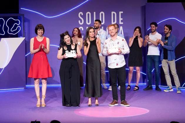 23-06-2023 Madrid Queen Letizi and the Minister of Science, Diana Morant, at the national scientific monologues, Only Science, final organized by the Spanish Foundation for Science and Technology at the circle of Fine Arts in Madrid. No Spain Â  Copyright: xPPEx