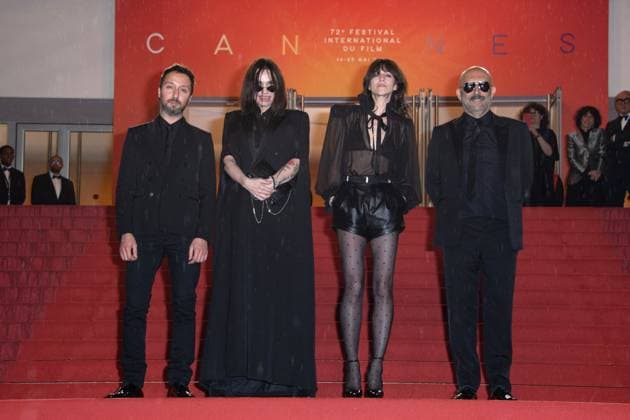 Cannes Lux Aeterna Screening Premiere AM Anthony Vaccarello, Beatrice Dalle, Charlotte Gainsbourg and Gaspar Noe attending the Lux Aeterna Screening as part of the 72nd Cannes International Film Festival in Cannes, France on May 18, 2019. Photo by Aurore Marechal ABACAPRESS.COM Paris France  Copyright: xMarechalxAurore ABACAx 683478_023 MarechalxAurore ABACAx 683478_023