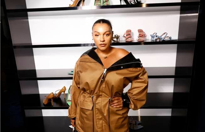 Rihanna Hosts Fenty Luxury Pop Up Launch Handout - Paloma Elsesser attends Fenty Launch on May 22, 2019 in Paris, France. Photo by Julien Hekimian for Fenty via ABACAPRESS.COM Paris France  Copyright: xPool ABACAx 684327_031 Pool ABACAx 684327_031