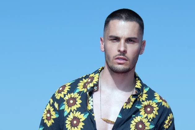 PFW Jacquemus Front Row AM Baptiste Giabiconi attending the Jacquemus Spring Summer 2020 show in Valensole, France on June 24, 2019. Photo by Aurore Marechal ABACAPRESS.COM Valensole France  Copyright: xMarechalxAurore ABACAx 689088_002 MarechalxAurore ABACAx 689088_002