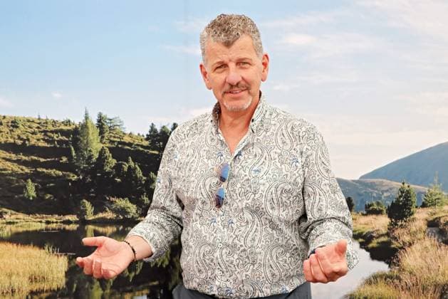 ORF Wenn die Musi spielt . Sänger Semino Rossi am Rande von Proben zum Musik Open Air Wenn die Musi spielt am 23.06.2023 in Bad Kleinkirchheim. 20230623SBK0059