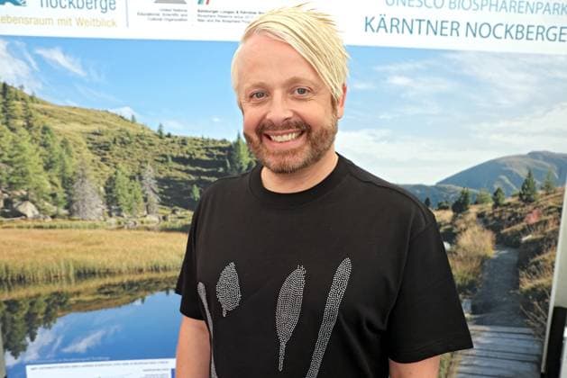 ORF Wenn die Musi spielt . Sänger Ross Antony am Rande von Proben zum Musik Open Air Wenn die Musi spielt am 23.06.2023 in Bad Kleinkirchheim. 20230623SBK0009