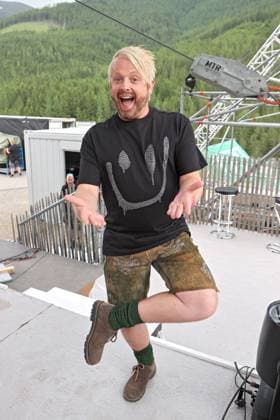 ORF Wenn die Musi spielt . Sänger Ross Antony am Rande von Proben zum Musik Open Air Wenn die Musi spielt am 23.06.2023 in Bad Kleinkirchheim. 20230623SBK0023