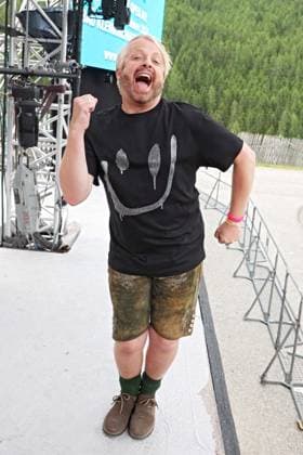 ORF Wenn die Musi spielt . Sänger Ross Antony am Rande von Proben zum Musik Open Air Wenn die Musi spielt am 23.06.2023 in Bad Kleinkirchheim. 20230623SBK0064