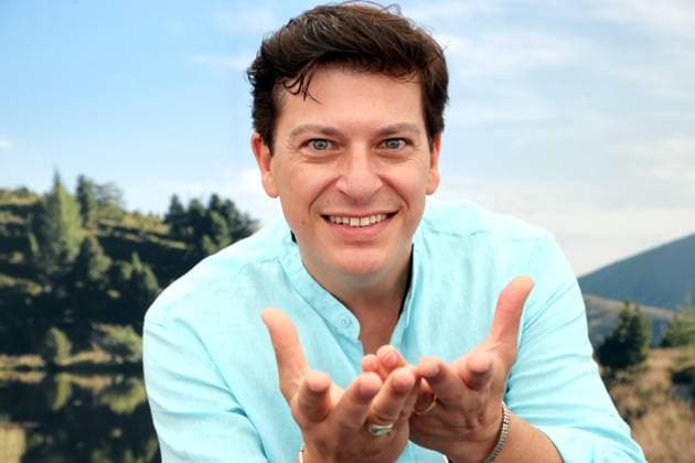 ORF Wenn die Musi spielt . Sänger Patrizio Buanne am Rande von Proben zum Musik Open Air Wenn die Musi spielt am 23.06.2023 in Bad Kleinkirchheim. 20230623SBK0060