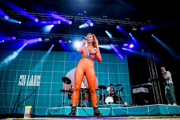 Oh Land live at Tinderbox 2023, Odense, Denmark Odense, Denmark. 24th, June 2023. The Danish singer and songwriter Oh Land performs a live concert during the Danish music festival Tinderbox 2023 in Odense. Odense Denmark  Copyright: xGonzalesxPhoto LassexLagonix