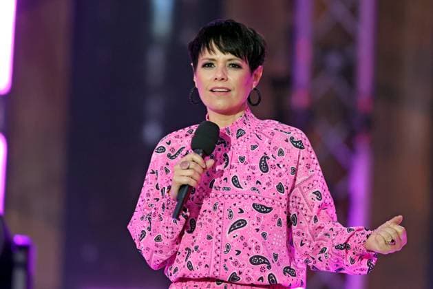 ORF Wenn die Musi spielt . Sängerin Francine Jordi wärhend Proben zum Musik Open Air Wenn die Musi spielt am 23.06.2023 in Bad Kleinkirchheim. 20230623SBK0158