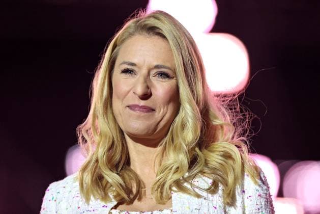 ORF Wenn die Musi spielt . Sängerin Stefanie Hertel wärhend Proben zum Musik Open Air Wenn die Musi spielt am 23.06.2023 in Bad Kleinkirchheim. 20230623SBK0131