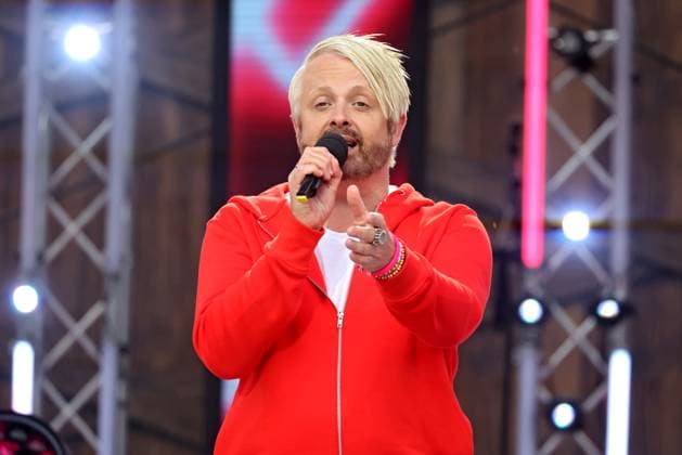 ORF Wenn die Musi spielt . Sänger Ross Antony wärhend Proben zum Musik Open Air Wenn die Musi spielt am 23.06.2023 in Bad Kleinkirchheim. 20230623SBK0236