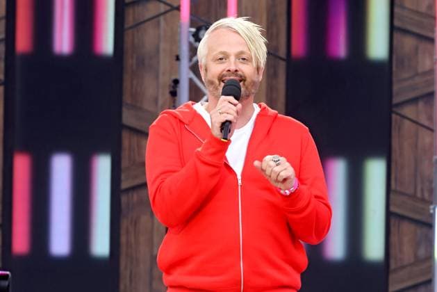 ORF Wenn die Musi spielt . Sänger Ross Antony wärhend Proben zum Musik Open Air Wenn die Musi spielt am 23.06.2023 in Bad Kleinkirchheim. 20230623SBK0248