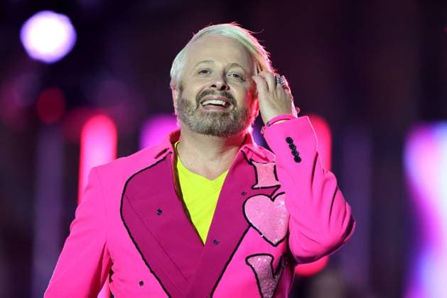 ORF Wenn die Musi spielt . Sänger Ross Antony wärhend Proben zum Musik Open Air Wenn die Musi spielt am 23.06.2023 in Bad Kleinkirchheim. 20230623SBK0144