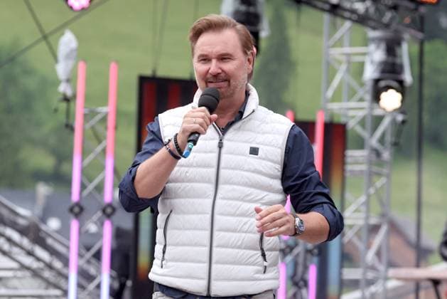 ORF Wenn die Musi spielt . Sänger Nik P. wärhend Proben zum Musik Open Air Wenn die Musi spielt am 23.06.2023 in Bad Kleinkirchheim. 20230623SBK0292