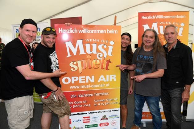 24.06.2023 - Bad Kleinkirchheim St. Oswald am Hoferriegel in Österreich (AUT) Pressekonferenz, Wenn die Musi spielt Open Air 2023 - Die Schürzenjäger,