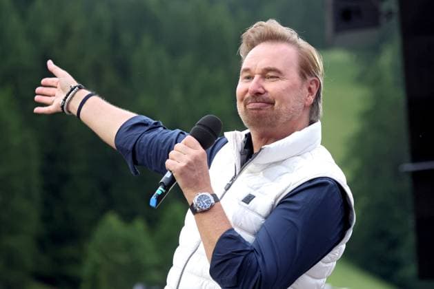 ORF Wenn die Musi spielt . Sänger Nik P. wärhend Proben zum Musik Open Air Wenn die Musi spielt am 23.06.2023 in Bad Kleinkirchheim. 20230623SBK0282