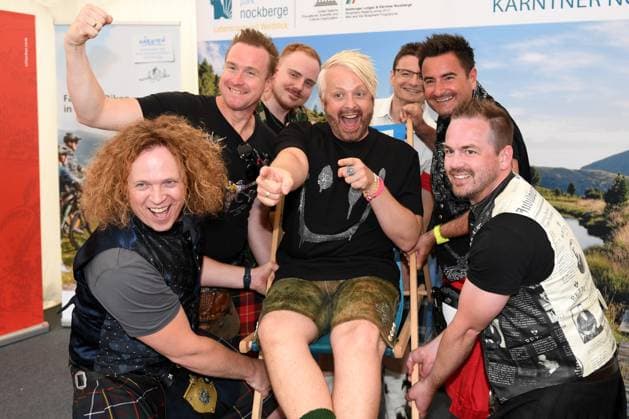 Entertainment Bilder des Tages 24.06.2023 - Bad Kleinkirchheim St. Oswald am Hoferriegel in Österreich (AUT) Pressekonferenz, Wenn die Musi spielt Open Air 2023 - Die Lauser, Ross Antony,