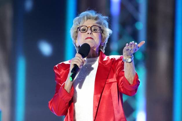 ORF Wenn die Musi spielt . Sängerin Peggy March wärhend Proben zum Musik Open Air Wenn die Musi spielt am 23.06.2023 in Bad Kleinkirchheim. 20230623SBK0115